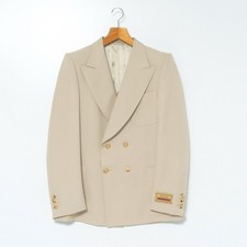 Mint GUCCI tailored jacket Size 54 Double breasted Made in Italy Branded clo...