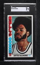1976-77 Topps Artis Gilmore #25 SGC 7 HOF 16yo