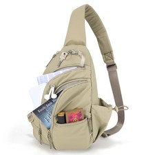 Sling Bag for Women, Anti Theft Crossbody Bags for Women, RFID-Protected Nylo...
