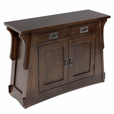 Mission Crofter Style Entry Cabinet - Walnut