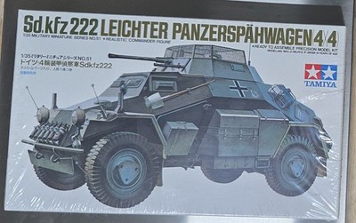 1/35 Tamiya 35051 Sd.Kfz. 222 Leichter Panzerspähwagen 4x4 (original tooling)