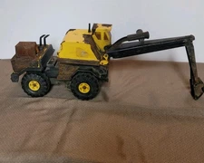 Vintage Tonka Turbo-Diesel Diecast Steel Backhoe Excavator Shovel Truck MP-970