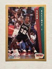 Sean Elliott (#204) - San Antonio Spurs - 1992-93 Fleer Basketball