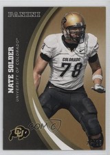 2016 Panini Colorado Buffaloes Gold 24/25 Nate Solder #17 h3a