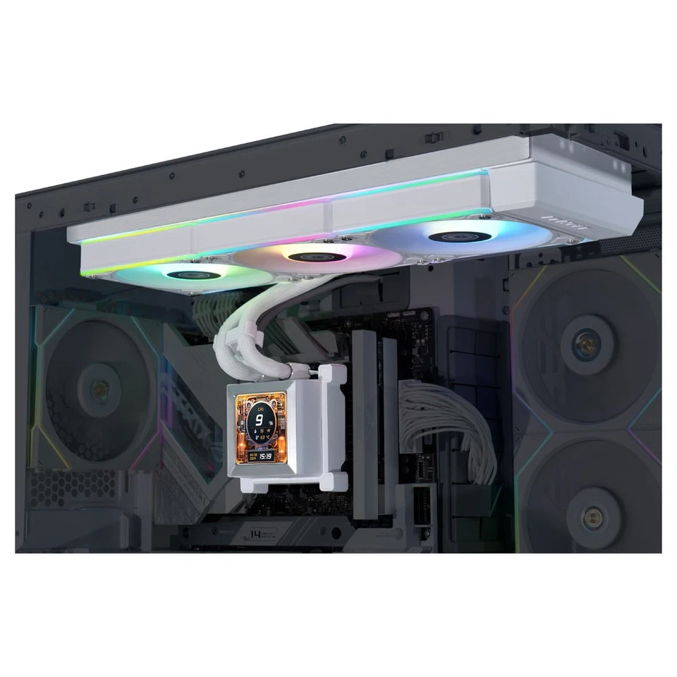 Lian Li Hydroshift 360mm R AIO CPU Cooler White - image 3 of 4