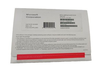 New Microsoft Windows 10 11 Pro 64bit English DVD Flash Drive In Sealed