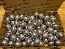 3 oz Egg Sinkers Slip Fishing Weights Choose Quantities 20/40/60/80/100