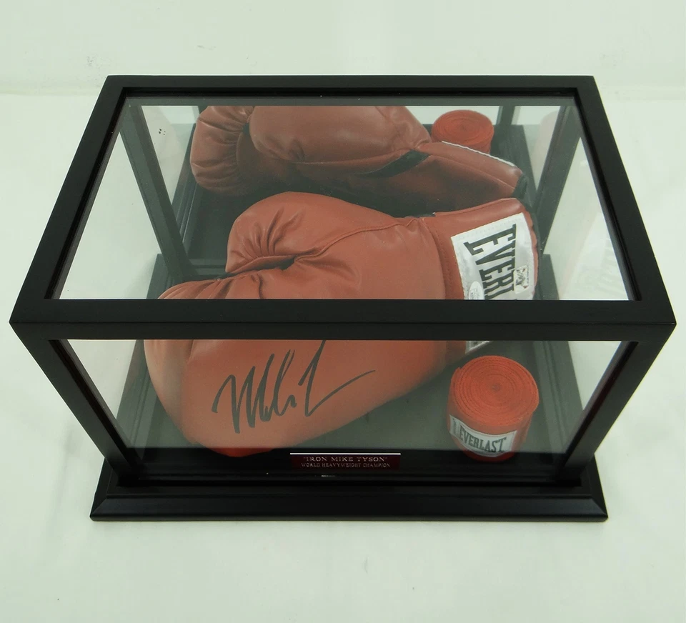 Mike Tyson Autographed Everlast Boxing Glove in Custom Display Case w/JSA COA - Image 3 of 4