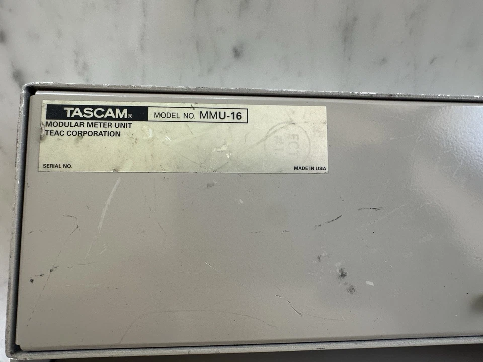 TASCAM MM-RC Remote Tape Controller + MMU-16 Meter Unit - Image 4 of 4