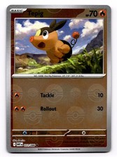 Tepig (Poke Ball Pattern) 011/086 Common White Flare NM Holo