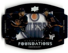 2020-21 UPPER DECK CLEAR CUT FOUNDATIONS DUOS ACETATE DRAISAITL/ NURSE EDMONTON
