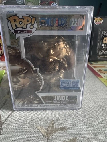 Funko Pop! One Piece Jinbe Bronze Statue #2216 Funko Exclusive SEALED!