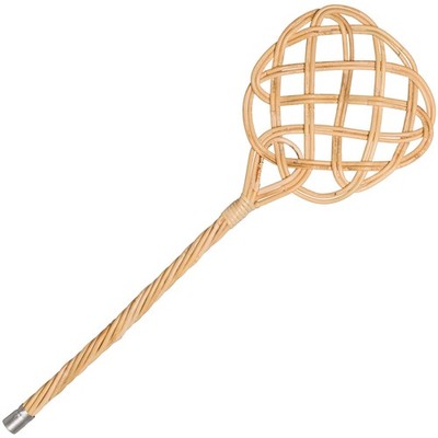 Rattan Reed Rug Beater   29-1/2 inches, Wooden Carpet & Rug Beater Paddle for...