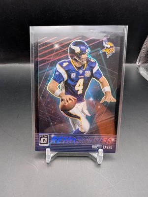 2021 Panini Donruss Optic - Retro Series Brett Favre #RS-BF Black Pandora SP /25
