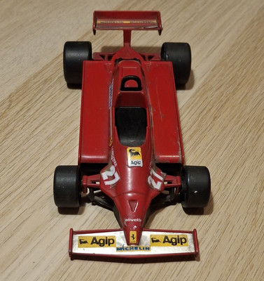 Ferrari 126 C Turbo Formel 1 Modellauto 1:23 1982 Kunststoff Rot/Schwarz