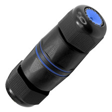 IP68 Waterproof RJ45 Coupler Cat6/Cat5E/Cat5, Outdoor Ethernet Cable Connector F