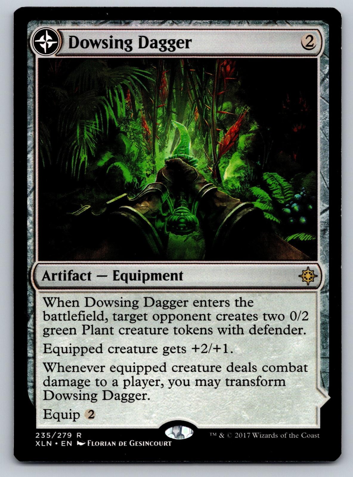 Dowsing Dagger 235 Rare Ixalan Magic: The Gathering Near Mint