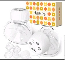 BIOBOO YM-808 Hug Double Wearable Breast Pump- White 2 Pks New