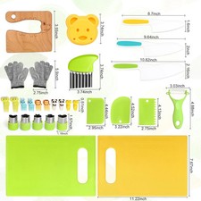 28PCS Knife Set - Kids Knifes for Real Cooking, Montessori Kids Kitchen Knife