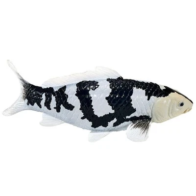 Koi Carpa Shiro Utsuri Negro Blanco Aprox 13 CM Longitud Mojo Fun 381102 - Imagen 1 de 4