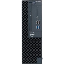Dell Optiplex 3070 SFF 16GB, 256GB SSD, i5-9500 Win11P, Black