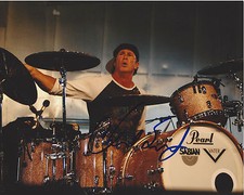  CHAD SMITH RED HOT CHILI PEPPERS DRUMMER HAND SIGNED 8X10 PHOTO w/COA RHCP
