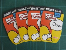 Kelloggs The Simpsons 4 Empty Packets 123