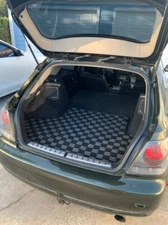 P2M for Lexus IS300 1998-04 Sportcross Gita Rear Trunk Checkered Race Floor Mat