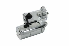 Volt Tech Starter Motor 1.8kW Chrome for Harley Davidson by V-Twin