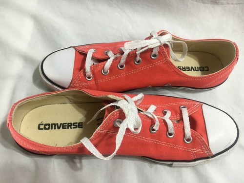 CONVERSE All-Star Pink S 8 Women Low-Top Canvas Skate Shoes - Picture 5 of 7