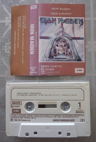 IRON MAIDEN • Aces High • Cassette • Argentina