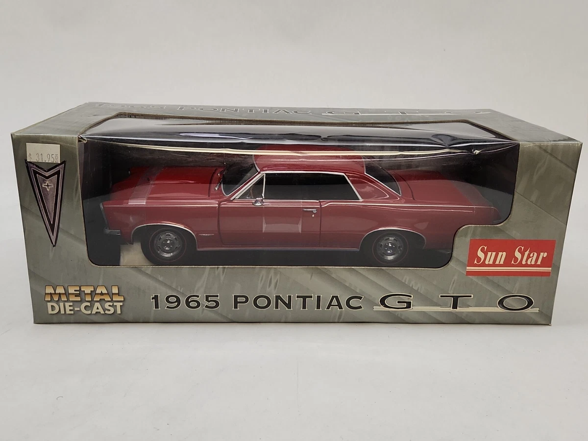 1965 Pontiac GTO Red 1:18 Sunstar Redline DieCast MIB | eBay