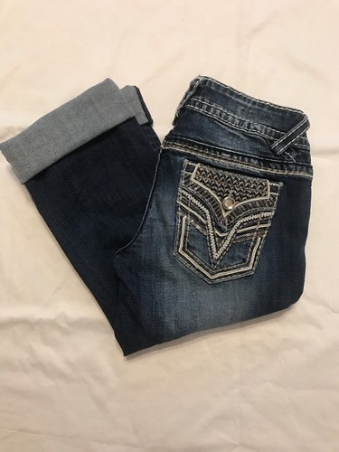 VIGOSS Jeans The Dallas Capri Back flap 