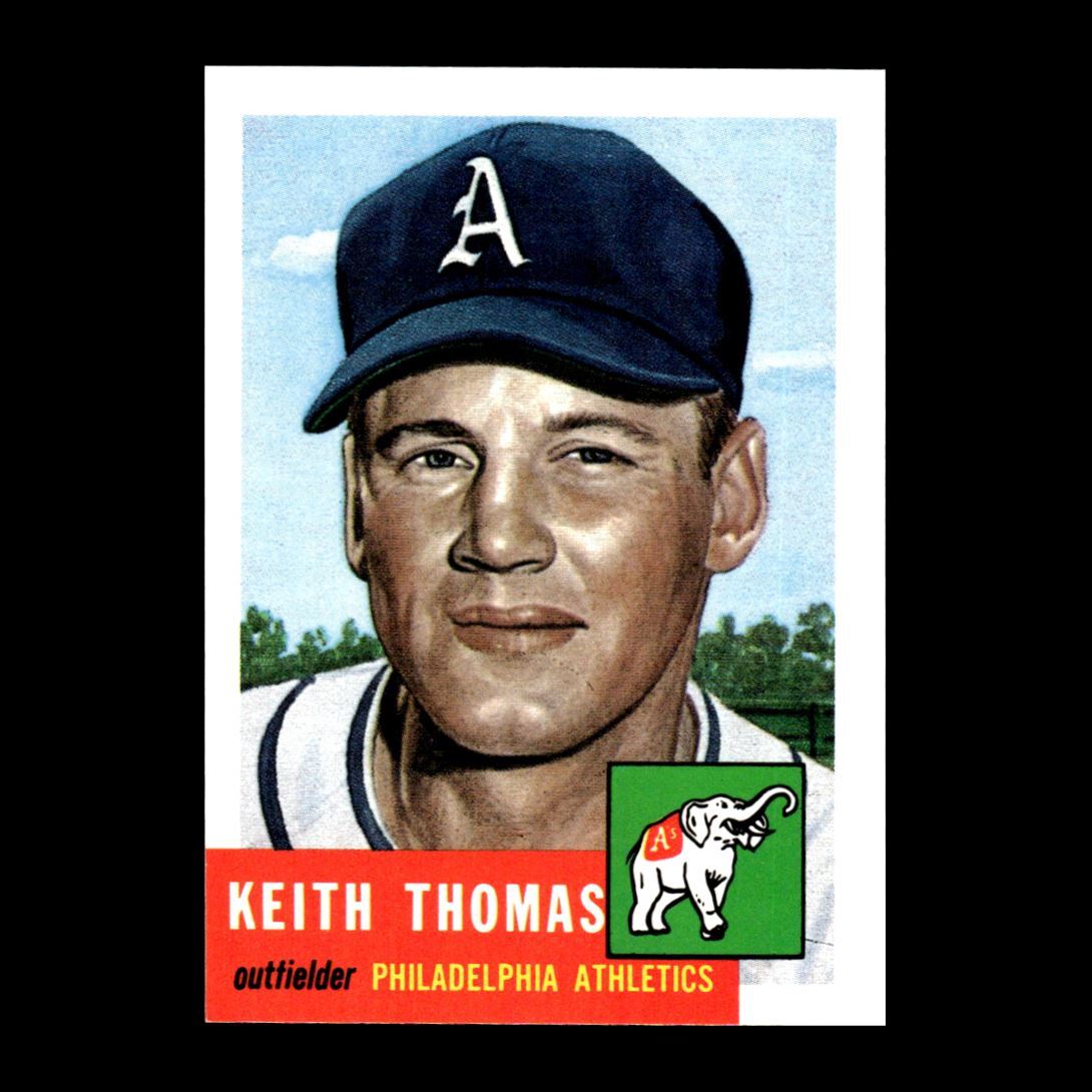 Keith M. Thomas 1991 Topps Archives 1953 Philadelphia Athletics #129 NM-MT GM