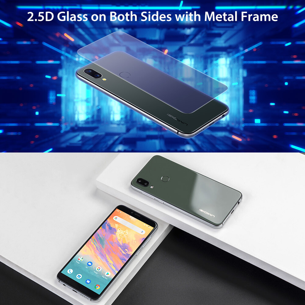 ANDROID - SIMフリー  UMIDIGI【A3S】 Midnight Green Amazon | UMIDIGI A3S SIMフリースマートフォン Android 10 HD+