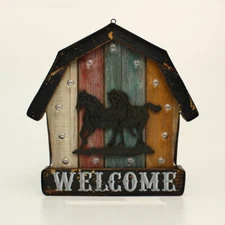 Western Moments Welcome Wall Décor Wood Barn Design by M&F Western 