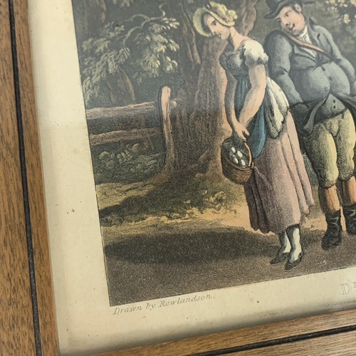 Vtg British Satire by Rowlandson Dr Syntax Print "Banns Forbidden" & "Discovery" - Picture 11 of 14