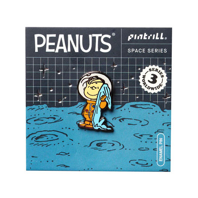 Pintrill X Peanuts Linus Astronaut Pin, New