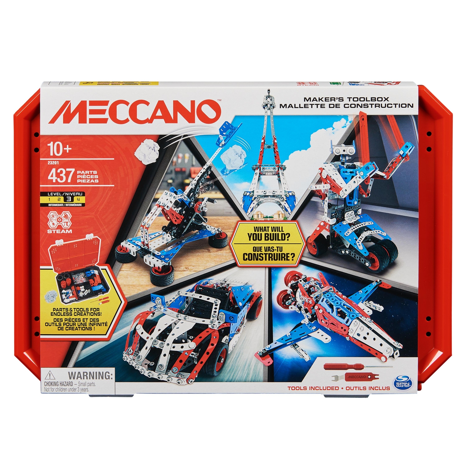 Mallette De Construction Meccano 5 Modèles