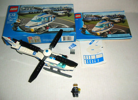LEGO CITY Police Helicopter (7741) | 2008 | Complete | Retired W/ Inst & Box