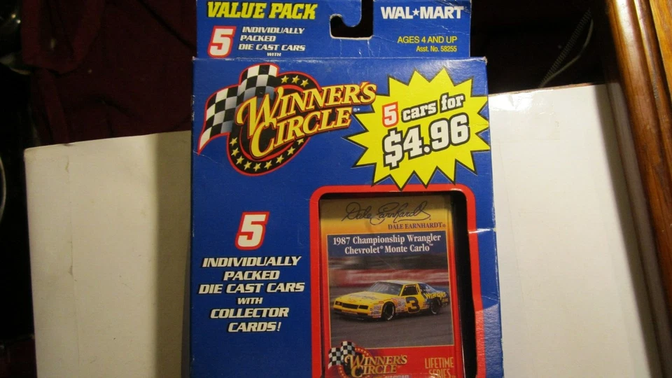 Winner's Circle Pacco Convenienza 5 Imbustati Individualmente Pressofuso Auto W/ - Immagine 2 di 4