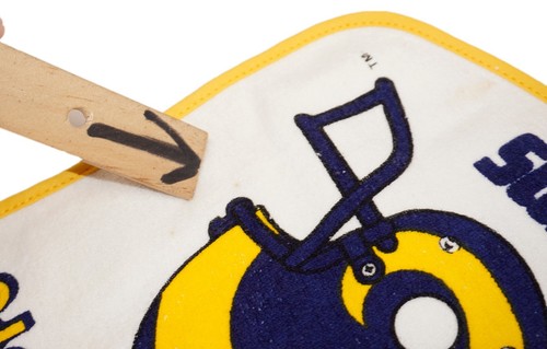 Vintage Russ Baby Bib “Future All Pro” - Los Angeles LA Rams NFL Football 1990s - Picture 7 of 8