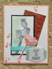 Enjoy the moment birthday thanks get well card kit of 6 made with Stampin' Up!