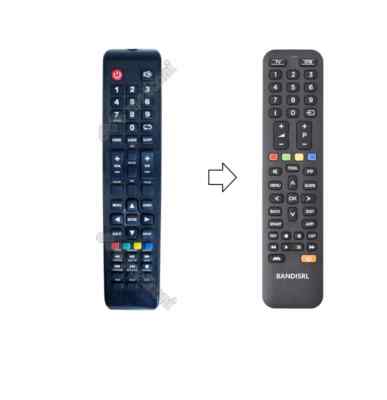 1168 Ersatz Fernbedienung Kompatibel Mit Fernseher Selecline 899636/39s
