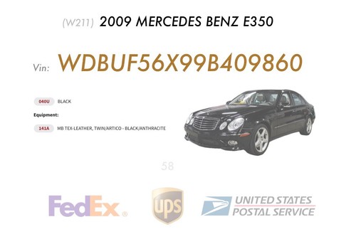 W211 Mercedes 2009 E350 Dashboard Glove Box Storage Compartment OEM 85K - Picture 15 of 15