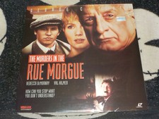 The Murders In the Rue Morgue NEW SEALED Laserdisc LD Val Kilmer Free Ship 50