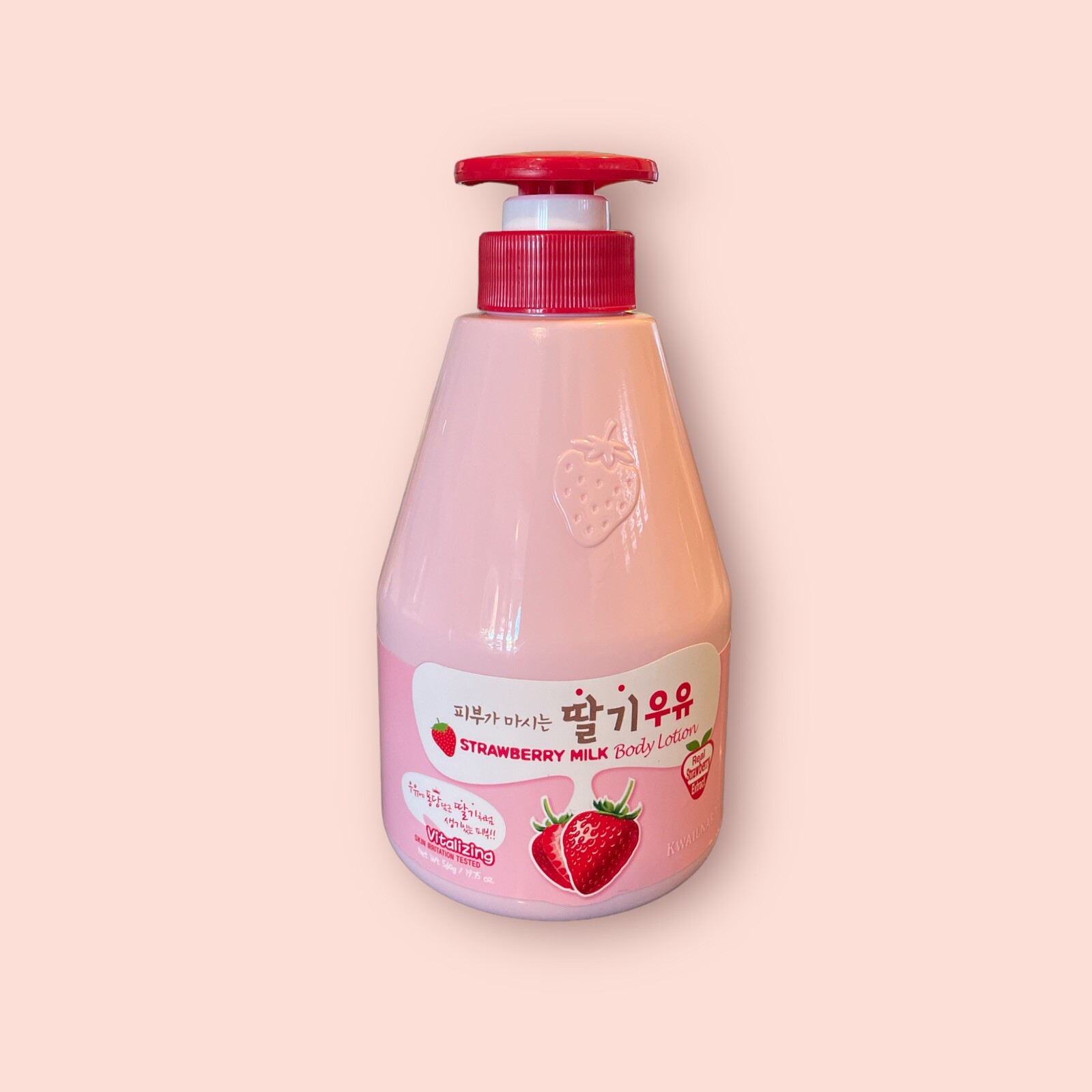 Kwailnara Welcos Strawberry Milk Body Lotion K Beauty Korean 560mL Gift