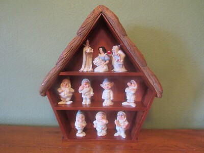 Lenox Disney Snow White Seven Dwarfs Evil Queen Salt Pepper 