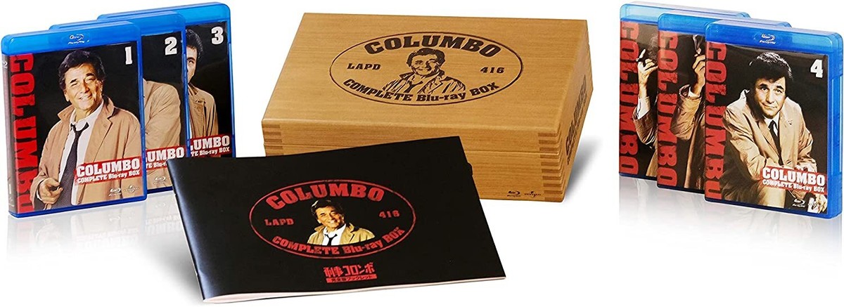 Columbo Blu-ray Complete Box (DVD, 2012, 35-Disc Set) for sale