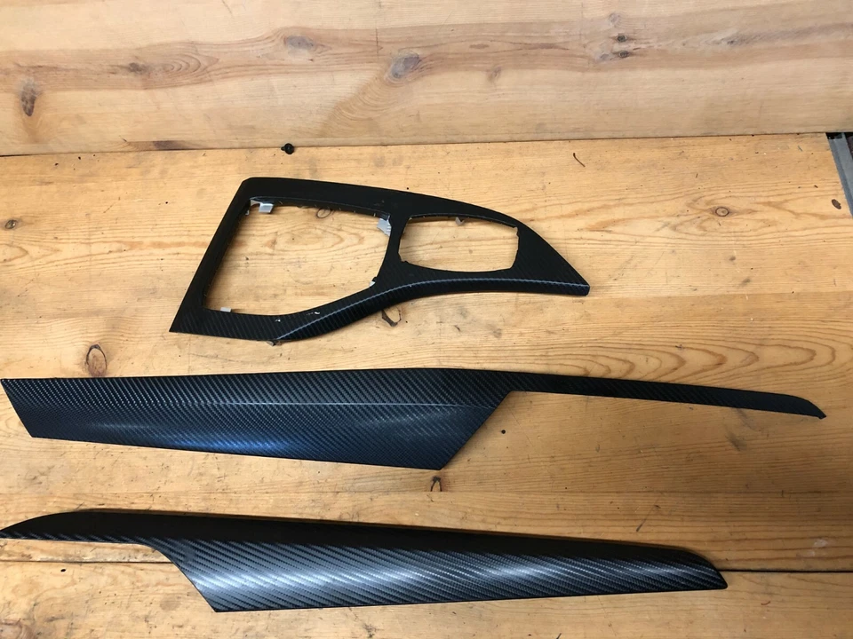 BMW X1 E84 OEM 10-15 SET DASH DOOR PANEL CENTER CONSOLE WOOD GRAIN TRIM COVER - Изображение 3 из 4